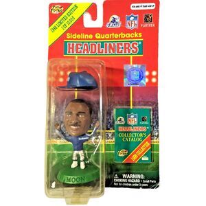 Sideline Quarterbacks Headliners Warren Moon Seattle Seahawks Vintage 1988 Gift